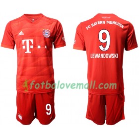 Levné FC Bayern Mnichov LEWANDOWSKI 9 Dětské Domácí Fotbalové dresy 2019/20 Krátký Rukáv